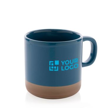 Tazas de cerámica bicolor para personalizar