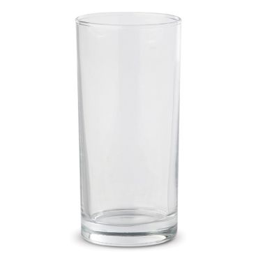 Vaso de vidrio en forma cilíndrica de tamaño pequeño 270ml