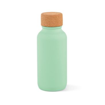 Botellas de acero inoxidable con colores mate y tapón de corcho 500ml