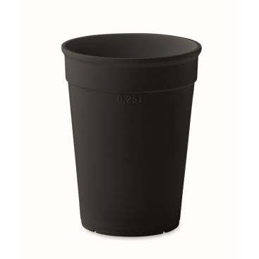 Vaso de plástico con logotipo fabricado de materiales reciclado 300ml