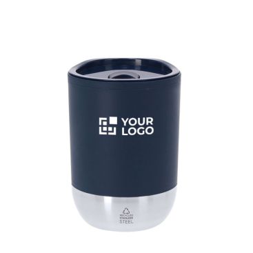 Vaso termo con base de acero y cuerpo de color 290ml