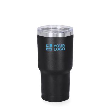 Vaso termo con tapa y dosificador hecho de acero inox 530ml