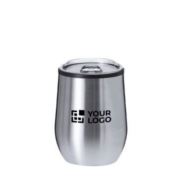 Vasos para llevar con tapa transparente 330ml