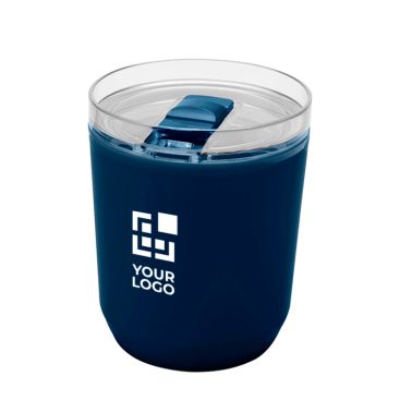 Vasos pequeños con logo de plástico reciclado 180ml