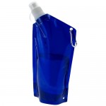 Botella plegable personalizable azul