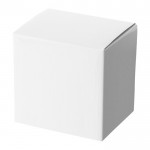 Tazas de cerámica baratas color blanco vista con caja