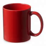 Mug de cerámica para merchandising color rojo