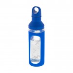 Botella cristal personalizada azul