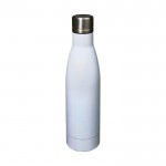 Botella promocional metálica blanco