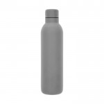 Botellas de acero inoxidable personalizadas gris