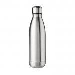 Botellas de agua metálicas personalizadas plateado