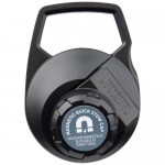 Botella CamelBak® de acero inoxidable con doble pared 600ml color negro tercera vista frontal