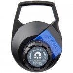 Botella CamelBak® de acero inoxidable con doble pared 600ml color azul marino tercera vista frontal