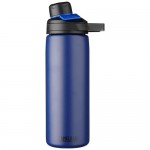 Botella CamelBak® de acero inoxidable con doble pared 600ml color azul marino vista lateral