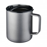 Tazas de café para llevar con logo gris