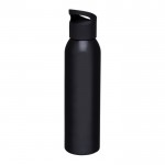 Botella de aluminio sin BPA color negro