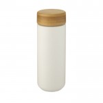 Vaso de cerámica para evitar la condensación color blanco tercera vista
