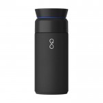 Termo de acero inoxidable y plástico reciclado 350ml Ocean Bottle color negro