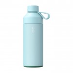 Botella termo de acero y plástico reciclado 1L Ocean Bottle color azul claro
