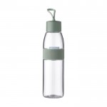 Botella Mepal de plástico antigoteo con asa de transporte 500ml color verde militar