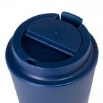 Vaso takeaway de plástico reciclado de doble pared de 300ml tercera vista