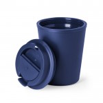 Vaso takeaway de plástico reciclado de doble pared de 300ml quinta vista