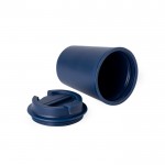 Vaso takeaway de plástico reciclado de doble pared de 300ml octava vista