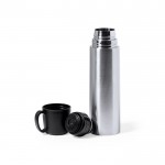 Termo de acero inoxidable 500ml y tapa con función de taza 130ml segunda vista