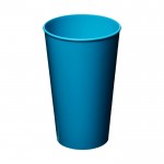 vasos de plástico personalizados azul cielo