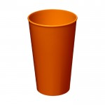 vaso personalizado de plástico naranja
