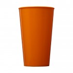 vasos de plástico personalizados para fiestas naranja