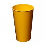 vaso reutilizable personalizado amarillo