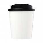 Tazas pequeñas de café para llevar con logo negro