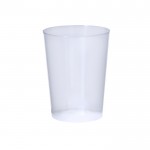 Vaso reutilizable de plástico con acabado translúcido 600ml color transparente primera vista