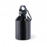 Botellas de agua de aluminio personalizadas color negro
