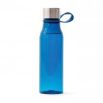 Botella de tritán con lazo para colgarla color azul marino segunda vista