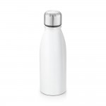 Botellas deportivas de aluminio color blanco
