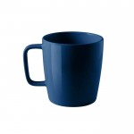 Taza de cerámica de acabado brillante y capacidad de 450ml color azul marino primera vista
