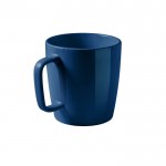 Taza de cerámica de acabado brillante y capacidad de 450ml color azul marino