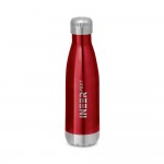 Botellas de acero inoxidable personalizadas color rojo imagen con logo