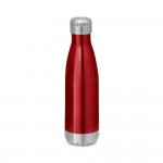 Botellas de acero inoxidable personalizadas color rojo