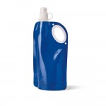 Botellas plegables personalizadas color azul