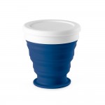 Vasos plegables personalizados color azul