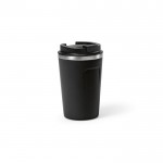 Vaso térmico sostenible de acero inoxidable reciclado de 400ml color negro
