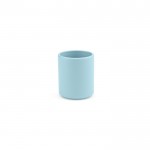 Taza de cerámica con elegante acabado mate sin asas 60ml color azul pastel