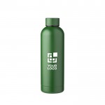 Botella térmica personalizada de acero reciclado acabado mate 500ml vista de impresión