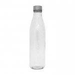 Botella de vidrio de gran capacidad color transparente