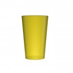 Vasos reutilizables para publicidad color amarillo