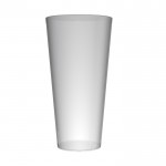 Vaso de plástico reutilizable promocional color transparente