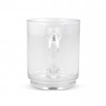 Taza de cristal resistente al calor para el té con capacidad de 260ml color transparente cuarta vista